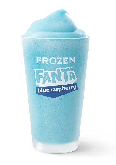 McDonald's Frozen Fanta® Blue Raspberry